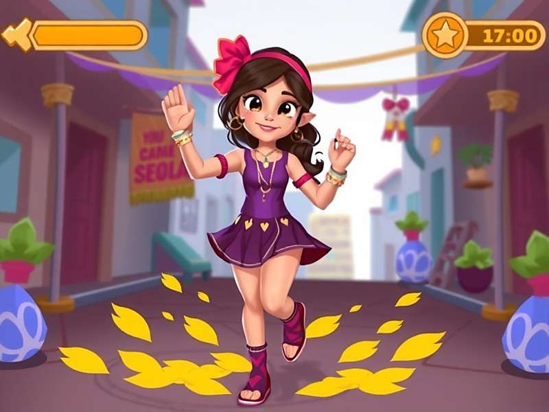 Holi Fun Run Main Character Meera